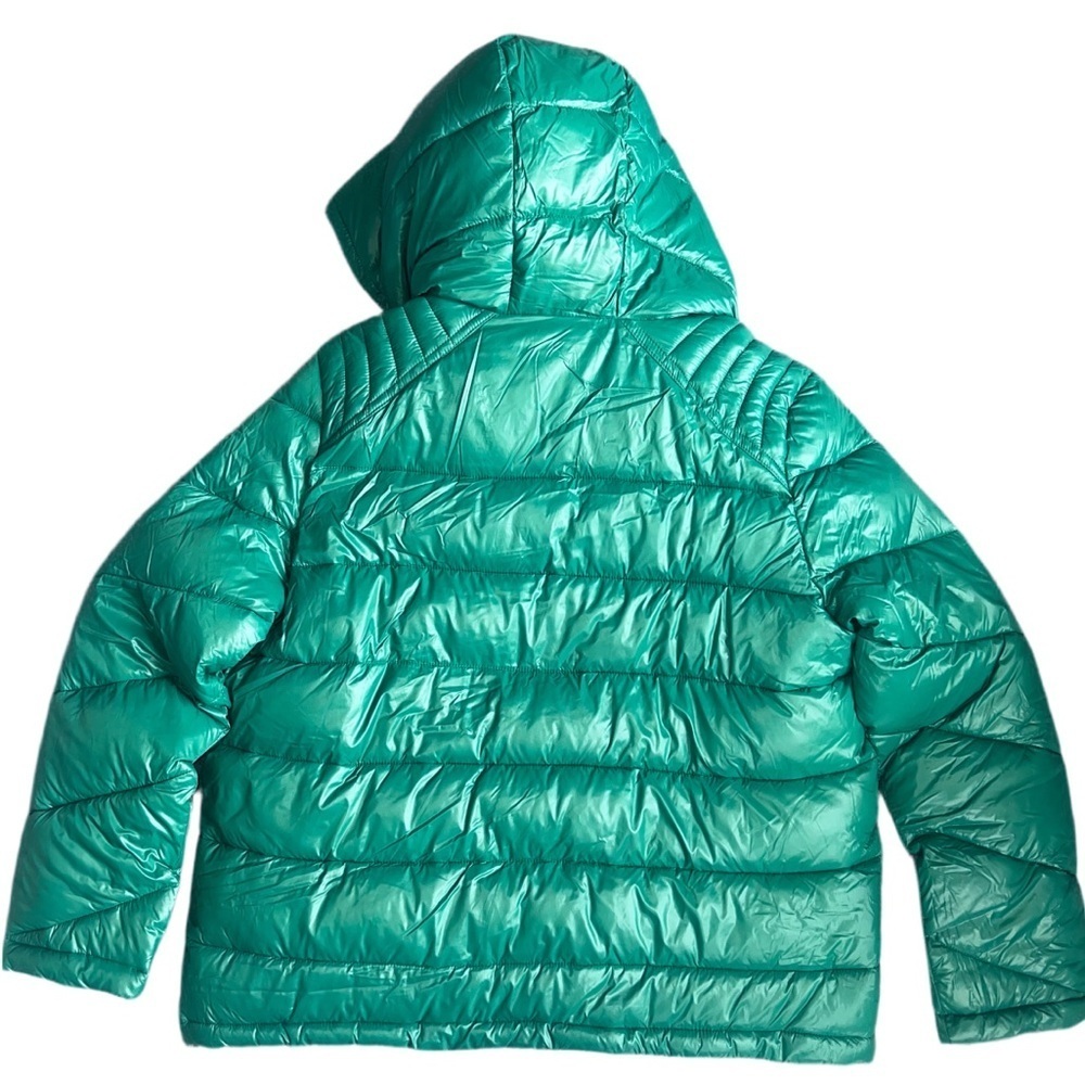 GUESS Emerald Green Hooded Puffer Jacket | Women’s Large | NWOT - Picture 2 of 10